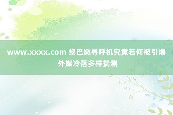 www.xxxx.com 黎巴嫩寻呼机究竟若何被引爆 外媒冷落多样揣测