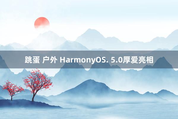 跳蛋 户外 HarmonyOS. 5.0厚爱亮相