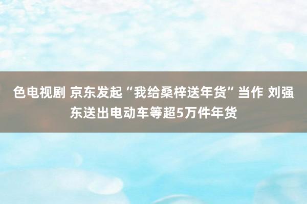 色电视剧 京东发起“我给桑梓送年货”当作 刘强东送出电动车等超5万件年货