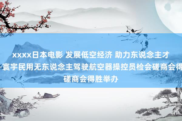 xxxx日本电影 发展低空经济 助力东说念主才培养——寰宇民用无东说念主驾驶航空器操控员检会磋商会得胜举办